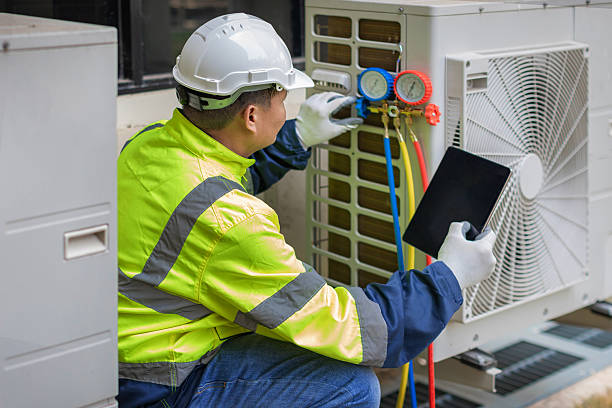 Professional Hvac technician working in New Middletown, OH